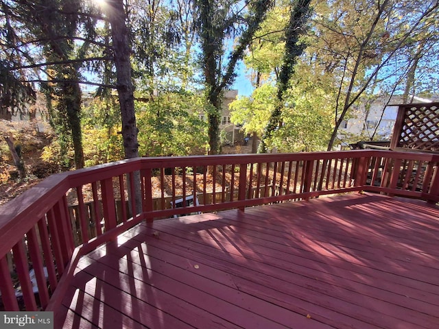 view of deck