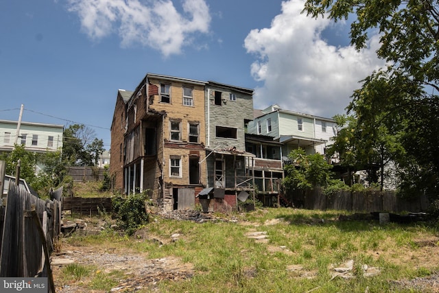 view of back of house