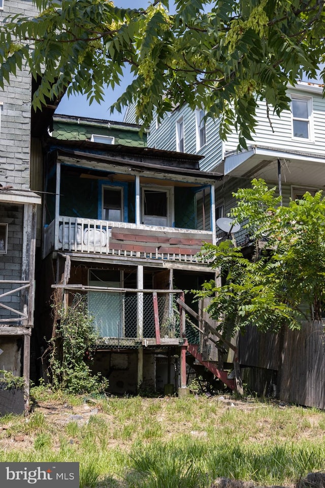 view of rear view of house