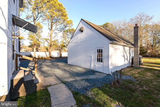 view of home's exterior