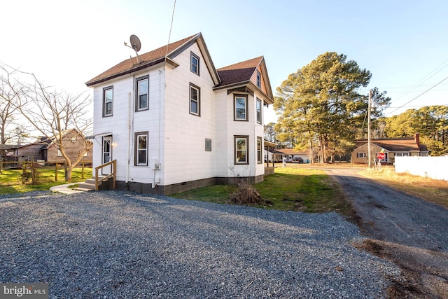 view of property exterior