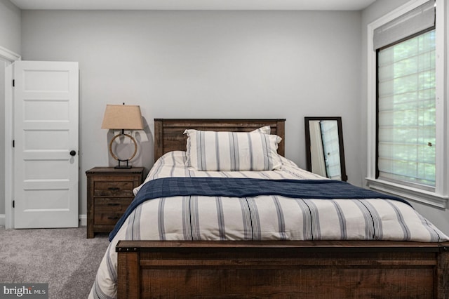 bedroom featuring carpet floors