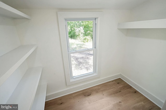 interior space featuring hardwood / wood-style floors