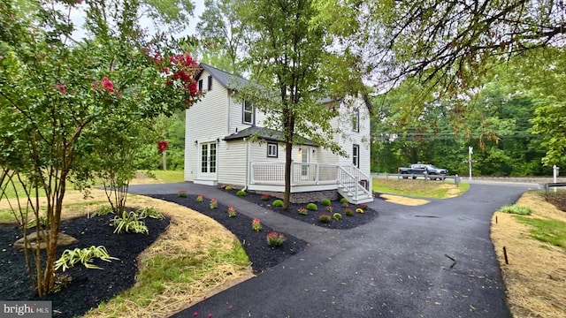 view of side of home