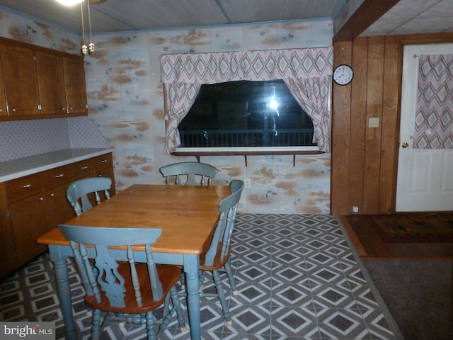 view of dining room