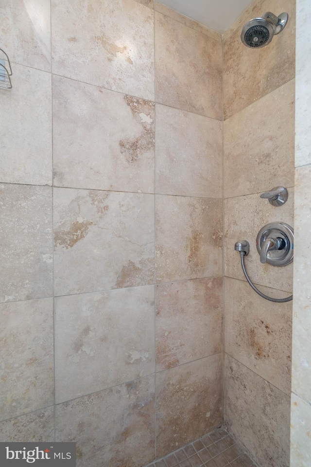 details featuring tiled shower