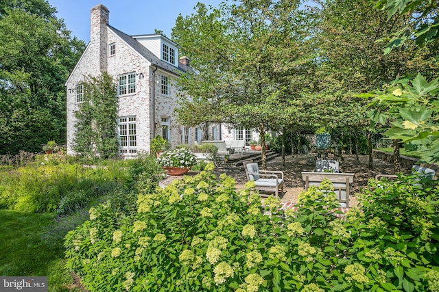 view of rear view of property