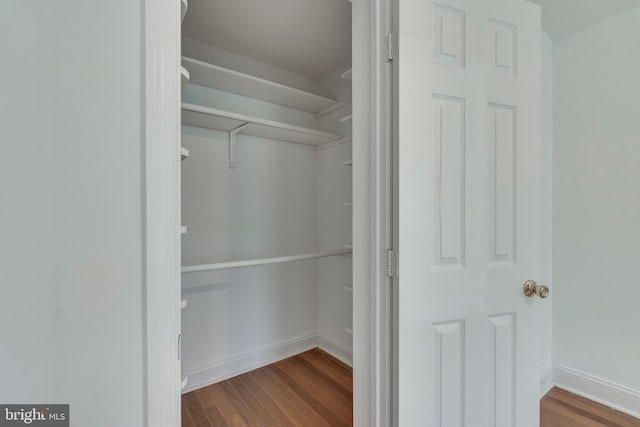 view of closet