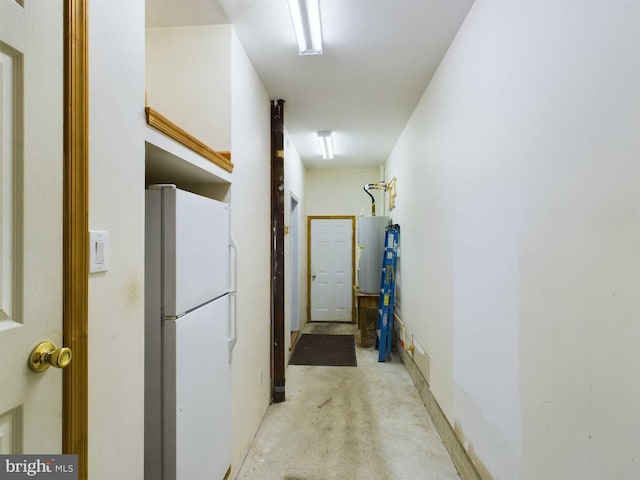 corridor with water heater