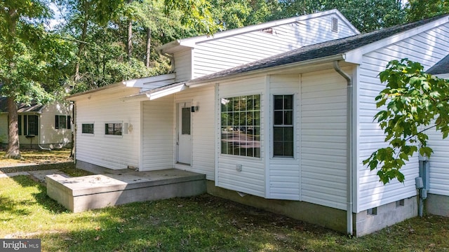 view of rear view of property