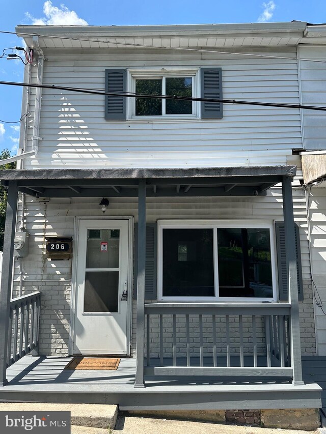 view of rear view of house