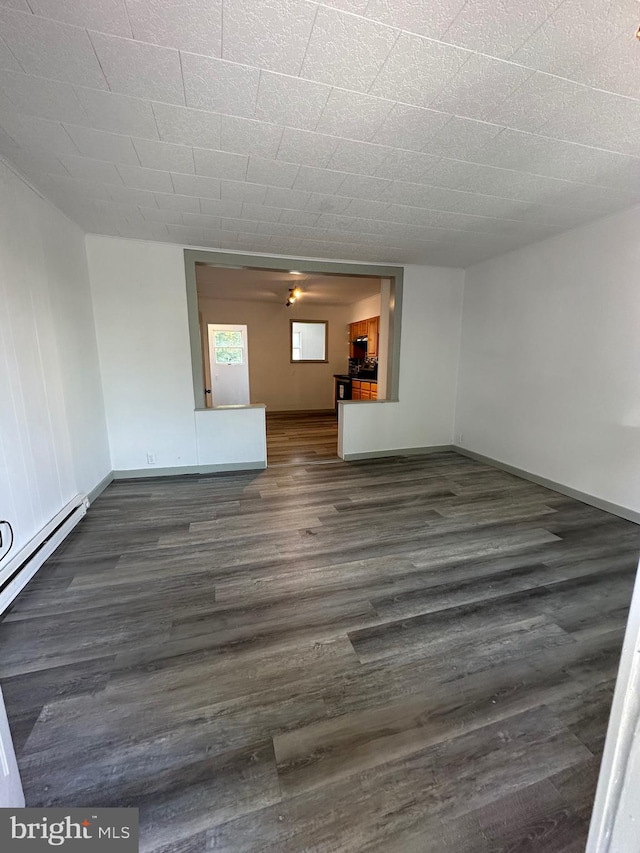 interior space with hardwood / wood-style flooring