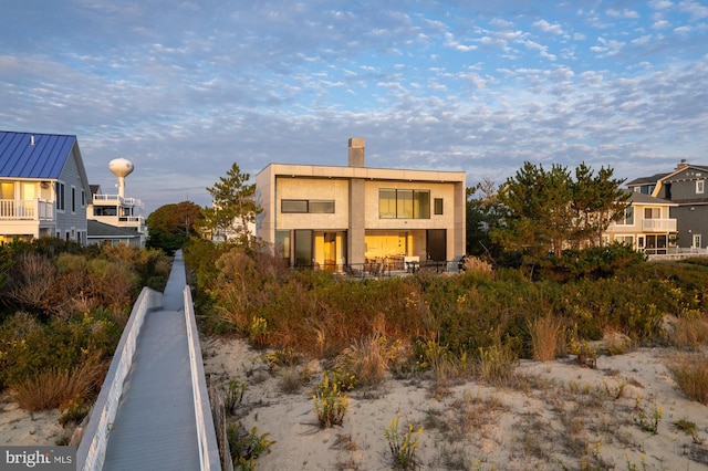 exterior space featuring stucco siding