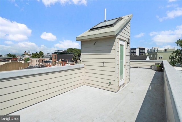 view of patio / terrace featuring a balcony