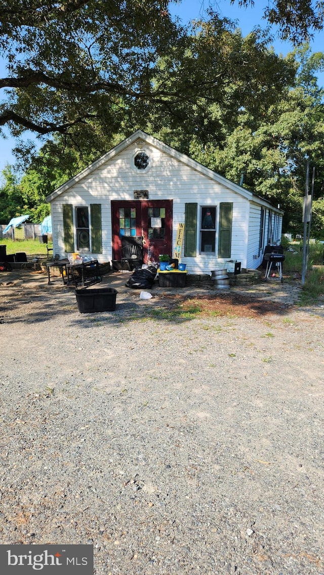 view of front of house