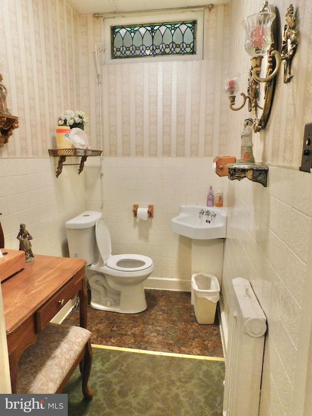 bathroom with toilet