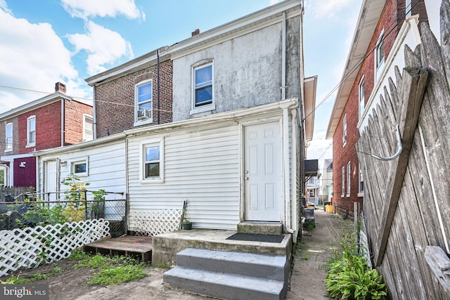 view of back of property