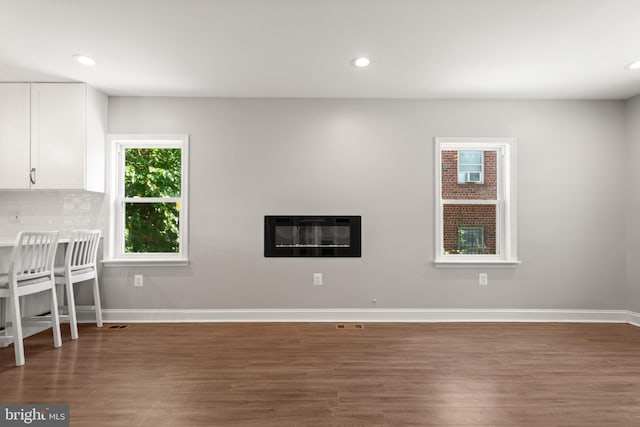 interior space featuring hardwood / wood-style floors