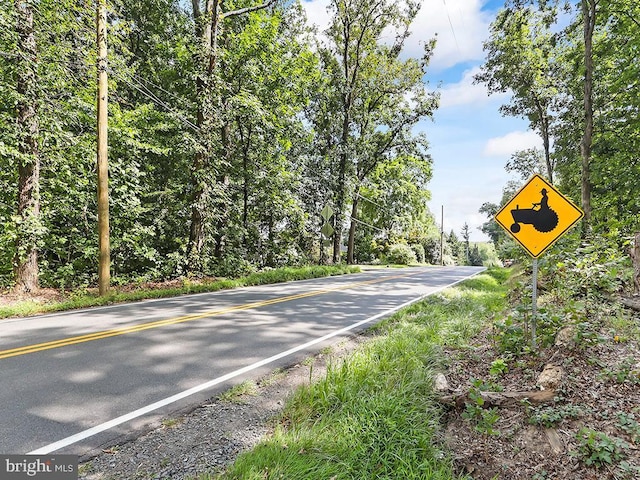 view of road