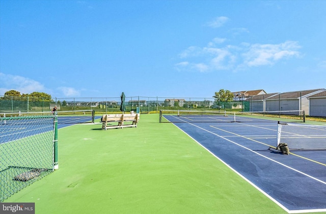 view of sport court