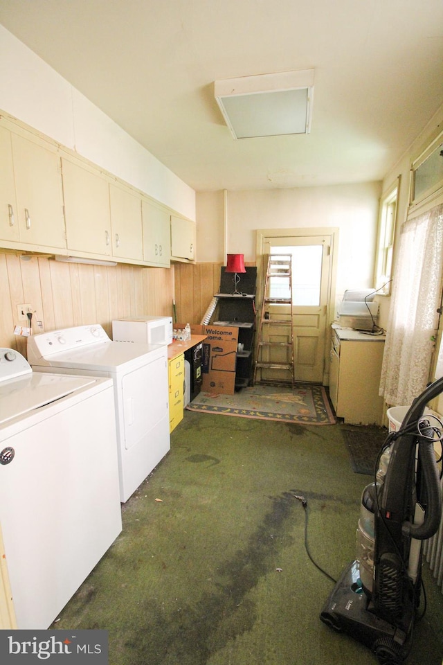 laundry room with washer and dryer