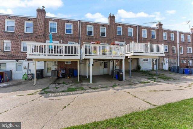 view of rear view of property