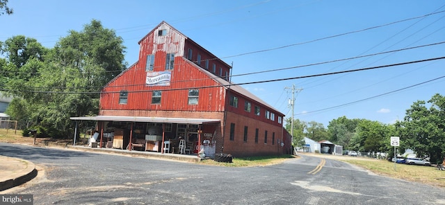 view of property