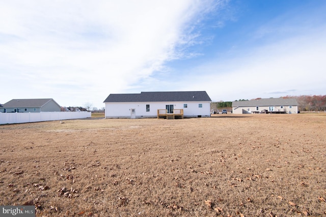 view of rear view of house