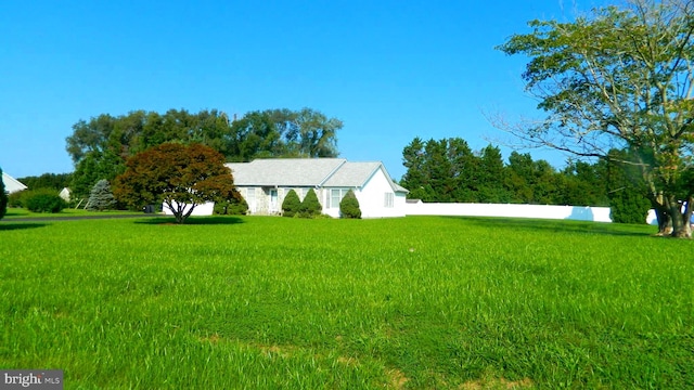 view of yard