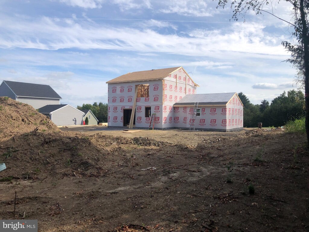 view of unfinished property