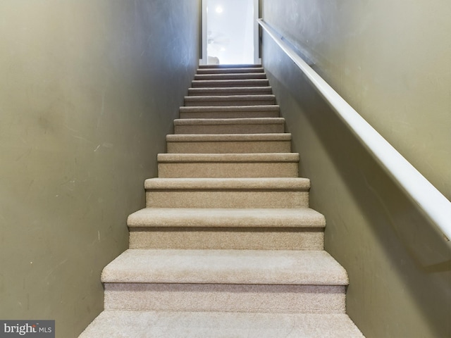 view of staircase