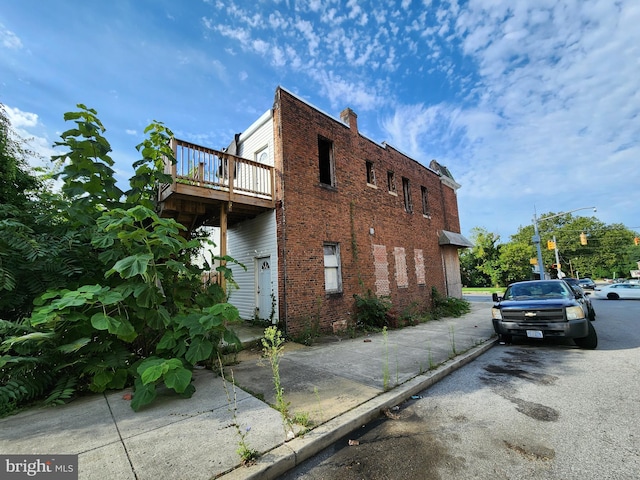 view of property exterior