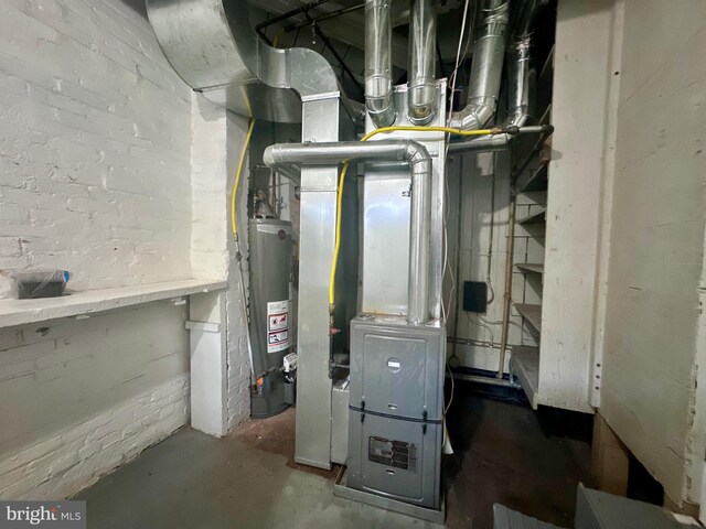 utilities with gas water heater