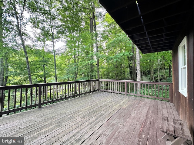 view of deck