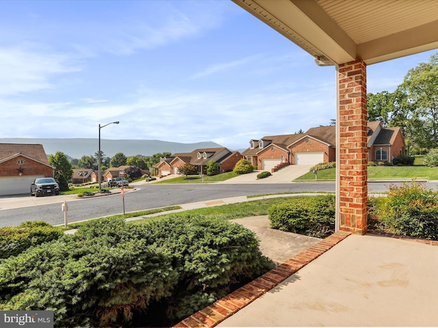 view of yard featuring a porch