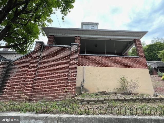 view of side of property