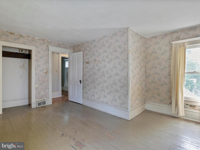 interior space featuring light wood-type flooring