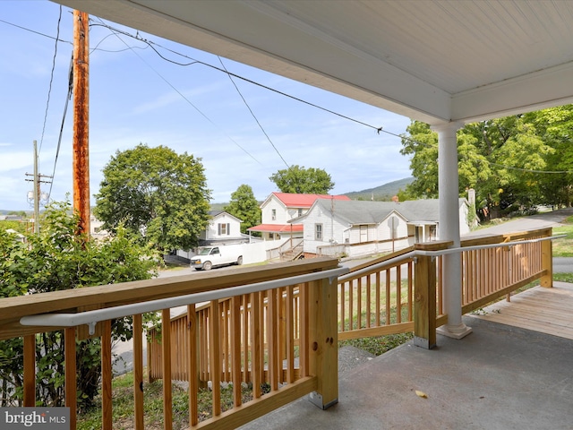 view of deck