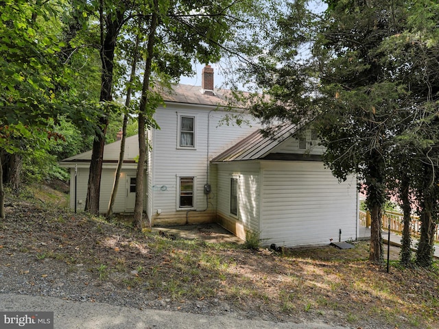 view of back of property