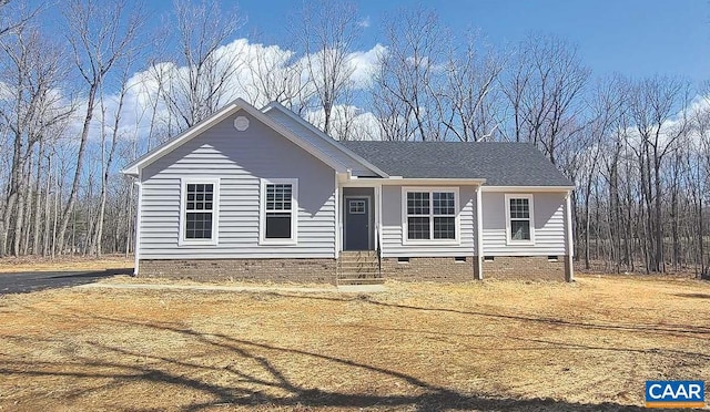 view of front of home