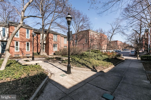 view of property's community with a residential view