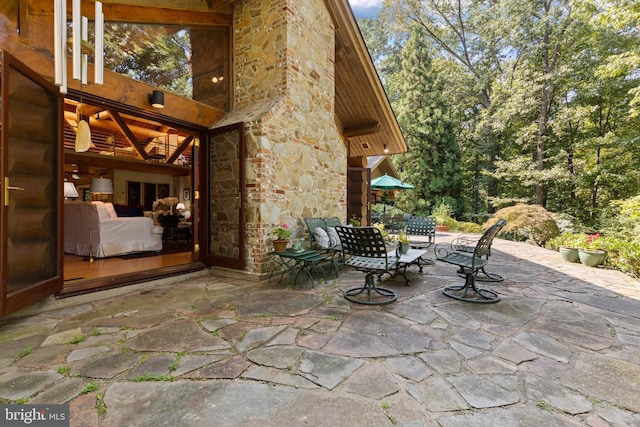 view of patio