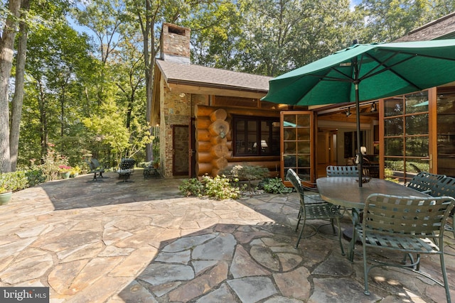 view of patio / terrace with outdoor dining space