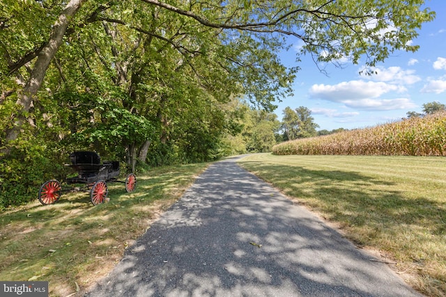 view of road