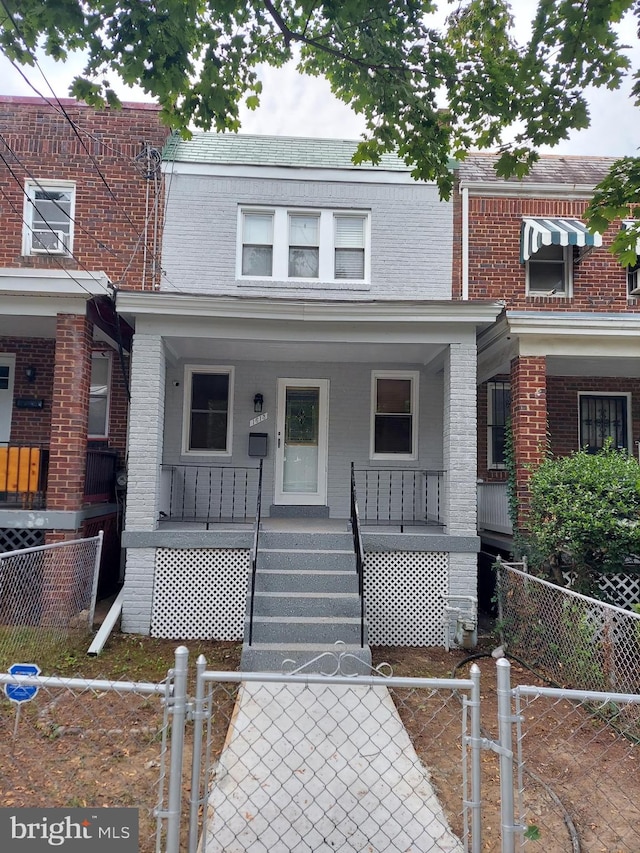 view of front of house with a porch