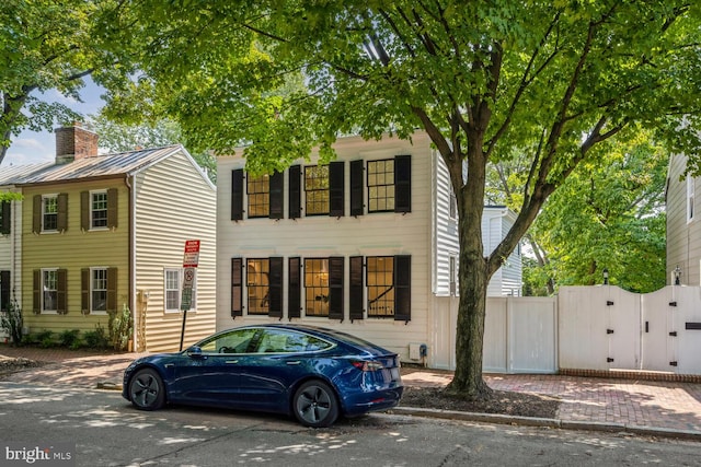 view of colonial inspired home