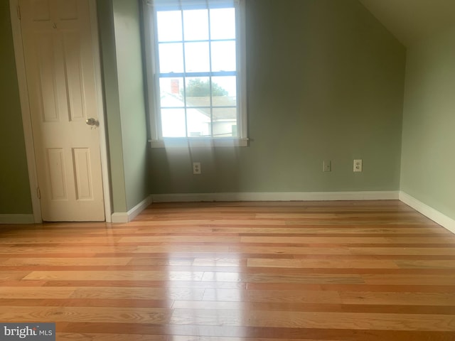 interior space with light wood-type flooring