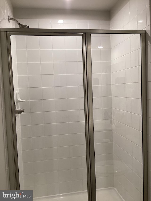 bathroom with walk in shower