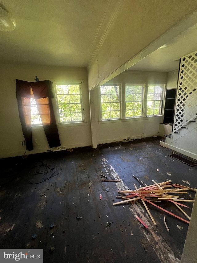 view of unfurnished living room