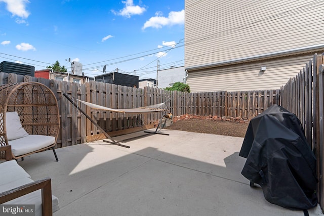 view of patio / terrace with grilling area